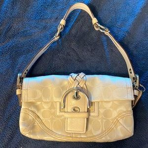 Coach white small bag